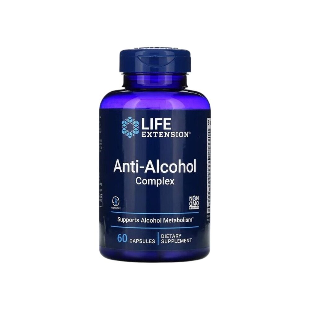 Life Extension Anti-Alcohol Complex 60 Caps