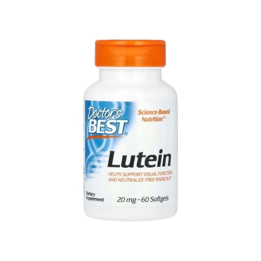 Doctor's Best Lutein with FloraGLO, 20mg 60 Softgels