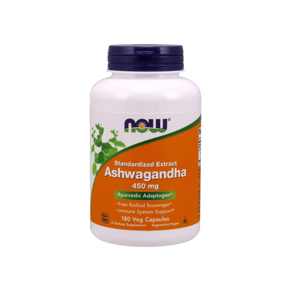 NOW Foods Ashwagandha Extract 450mg 180 Vcaps