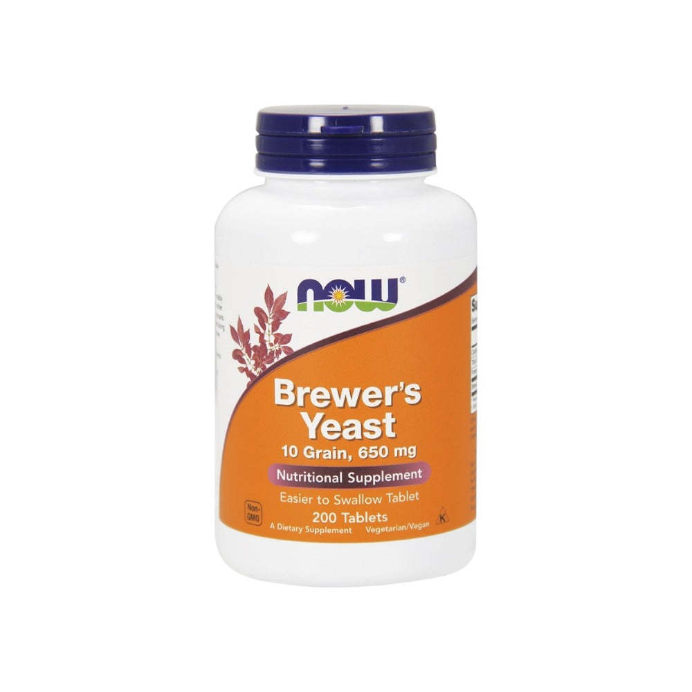 NOW Foods Brewer's Yeast Tablets 200 Tablets