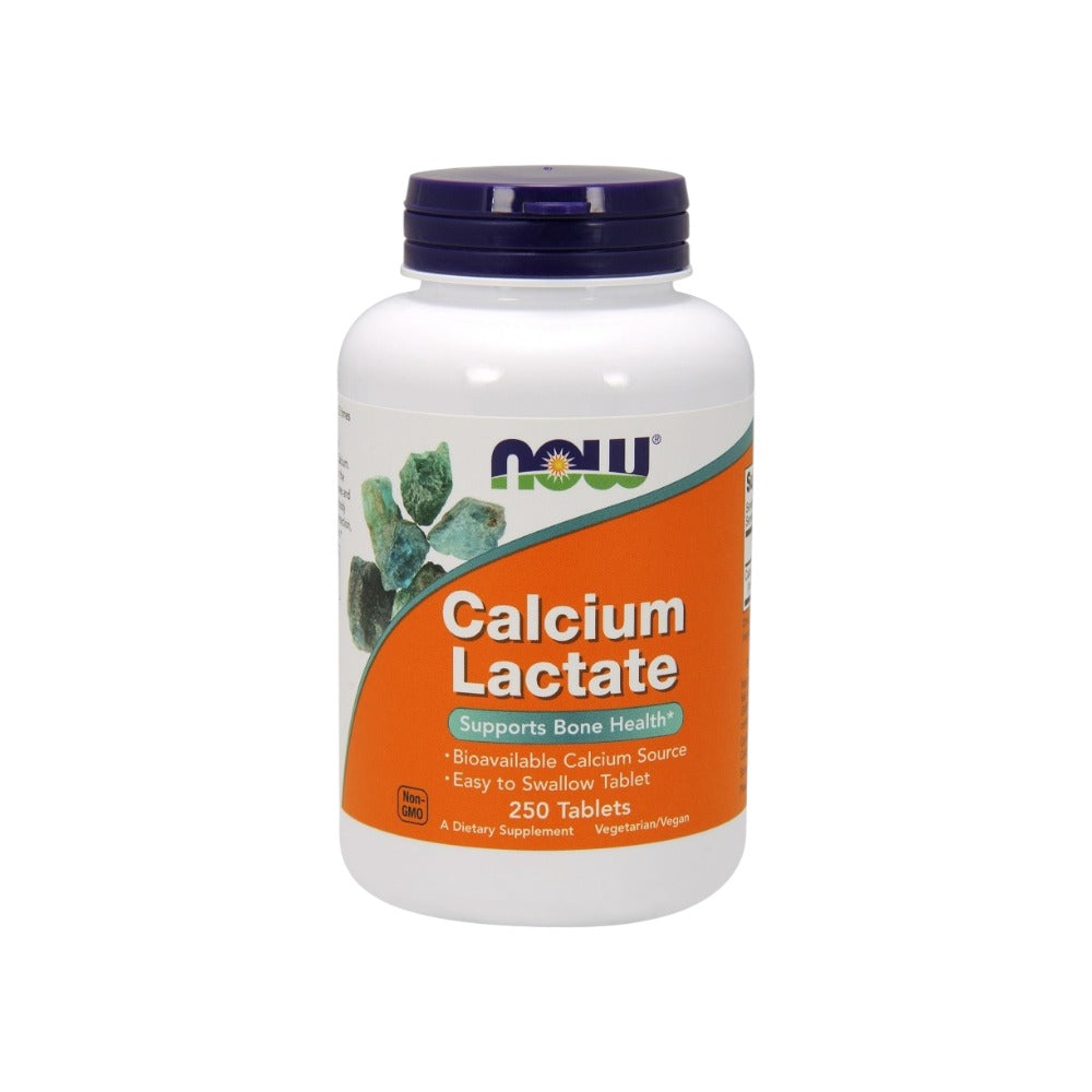NOW Foods Calcium Lactate 250 Tablets