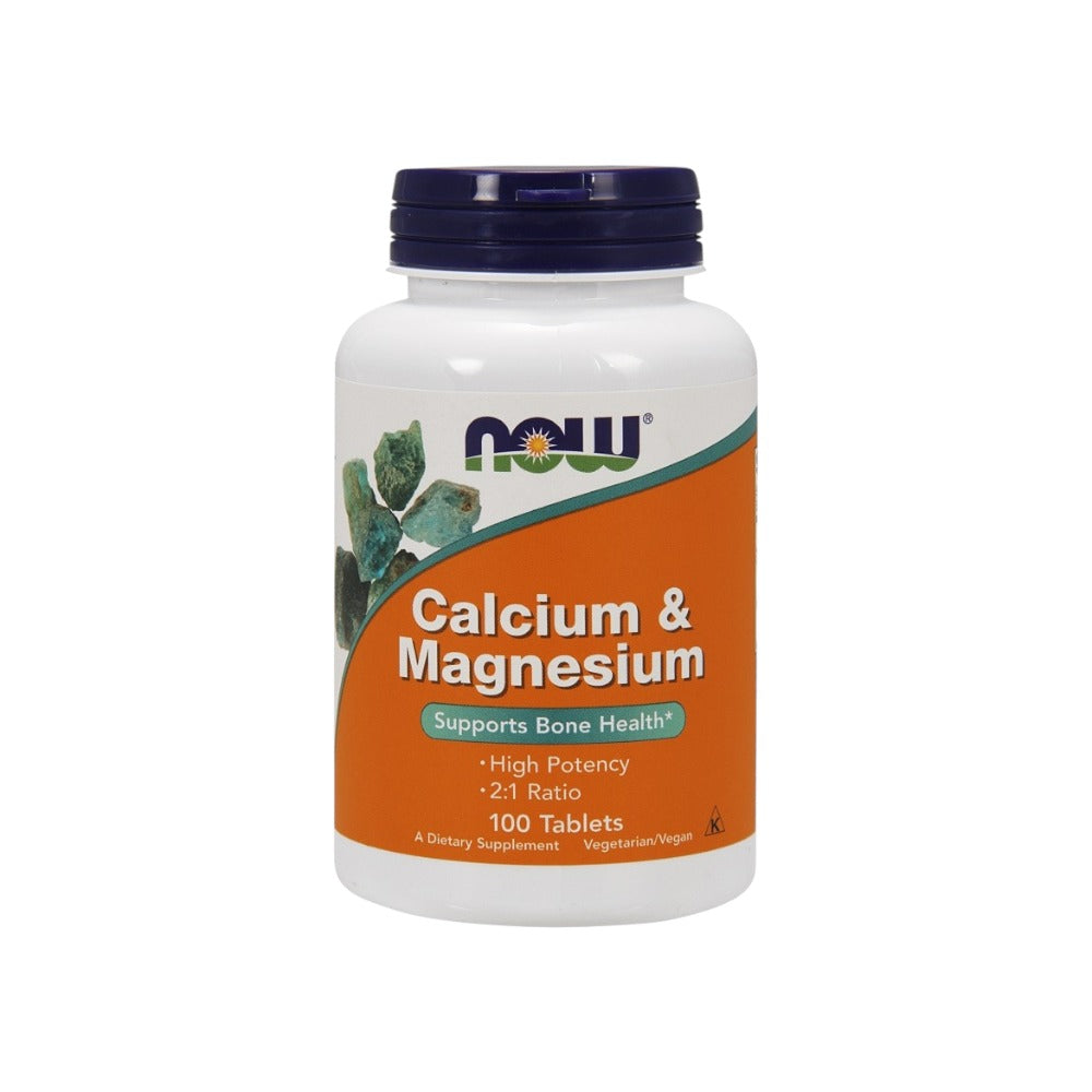 NOW Foods Calcium & Magnesium 100 Tablets
