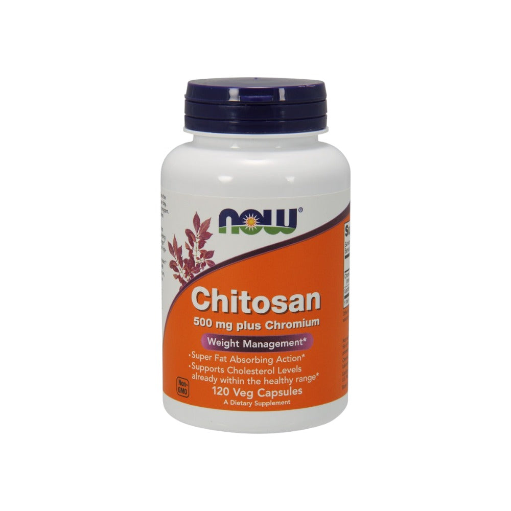 NOW Foods Chitosan 500mg Plus Chromium 120 Vcaps