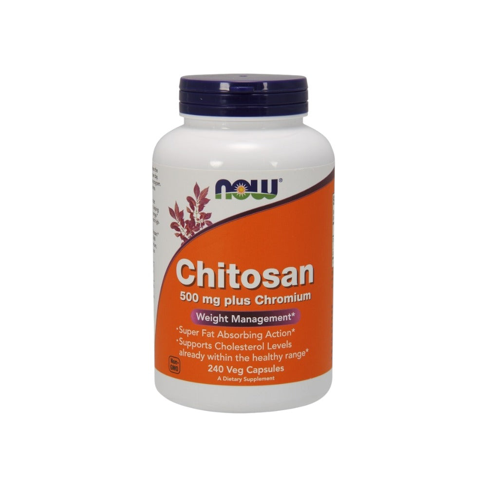 NOW Foods Chitosan 500mg Plus Chromium 240 Vcaps