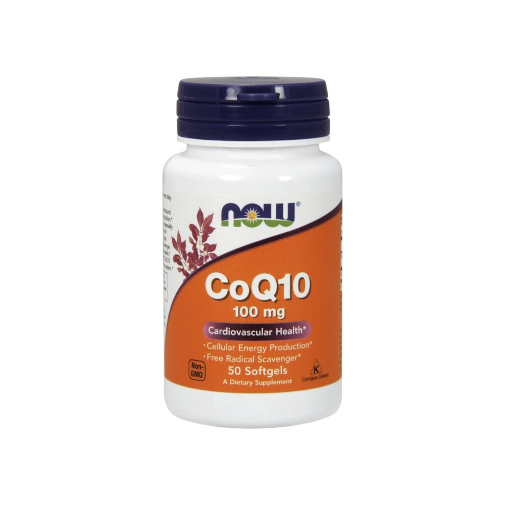 NOW Foods CoQ10 100mg 50 Softgels