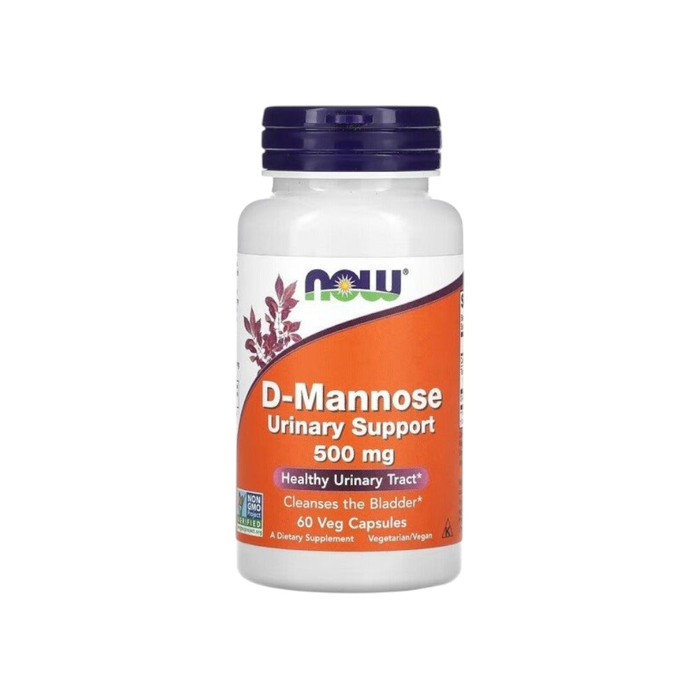 NOW Foods D-Mannose 500mg 60 Vcaps