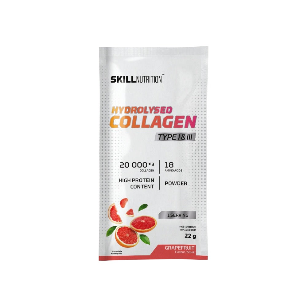 Skill Nutrition Hydrolysed Collagen Type I & III, Grapefruit 22g (1 serving)