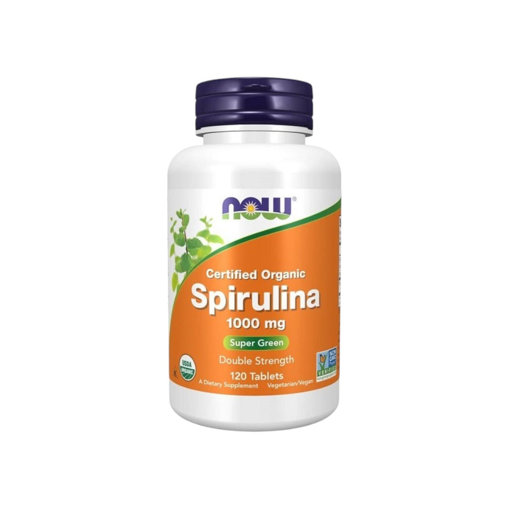 NOW Foods Spirulina 1000mg 120 Tabs