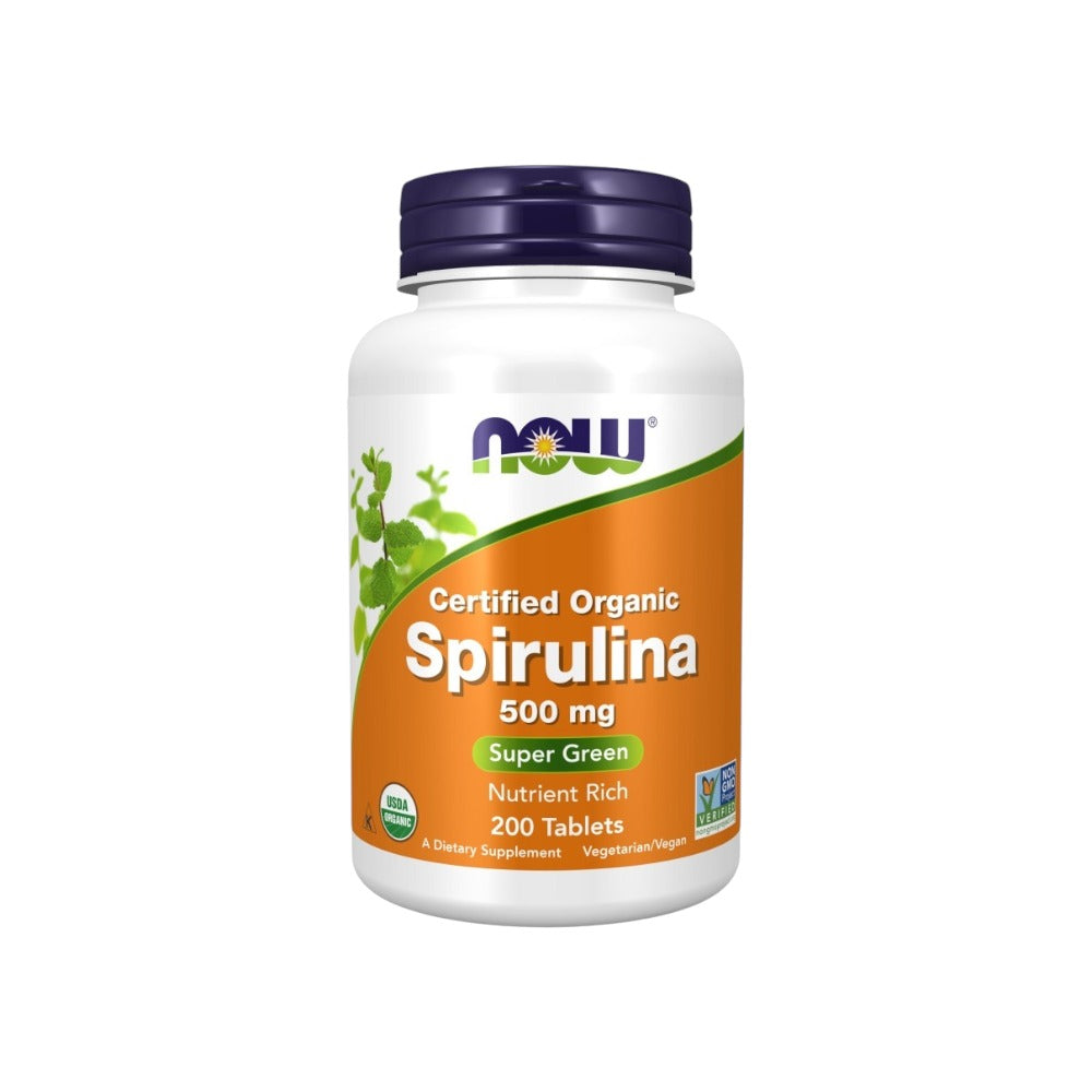 NOW Foods Spirulina 500mg 200 Tabs