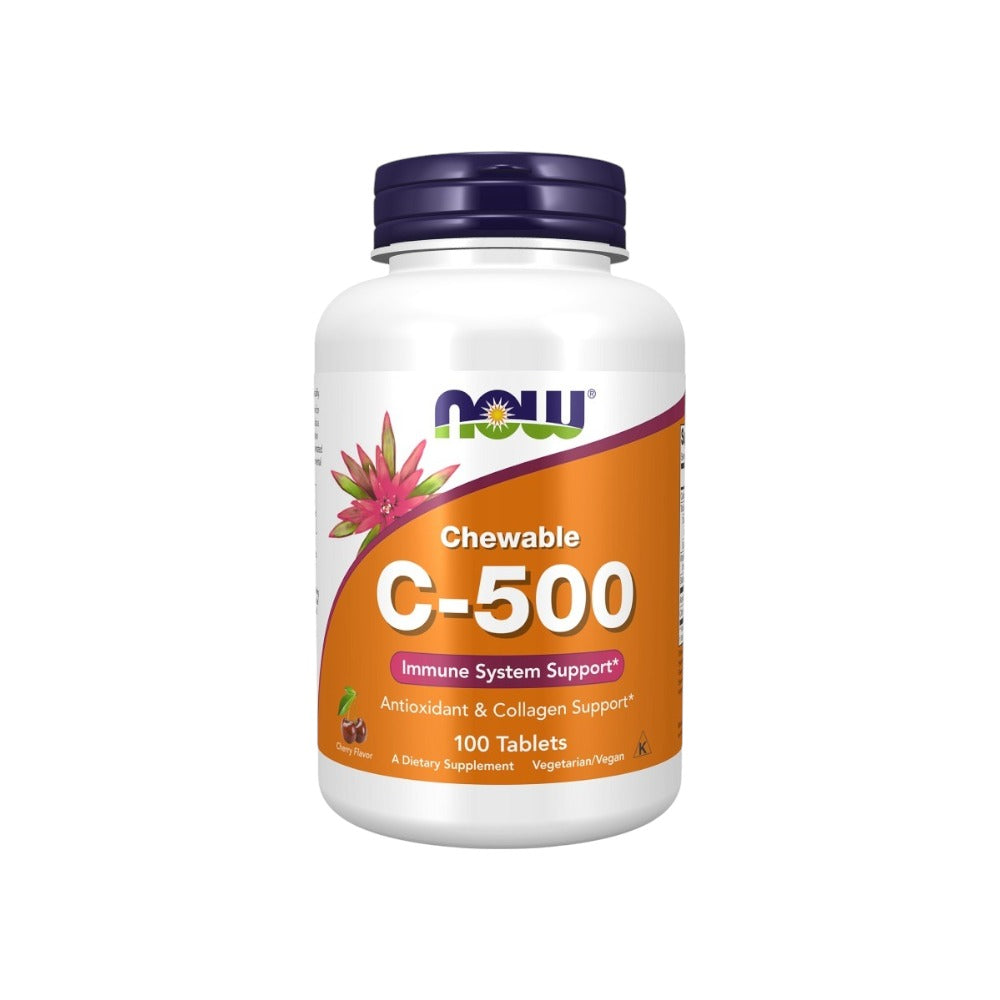 NOW Foods Vitamin C-500 Chewable Cherry 100 tabs