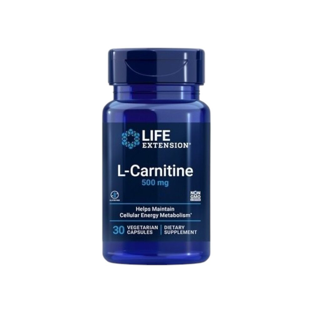 Life Extension L-Carnitine, 500mg 30 Vcaps