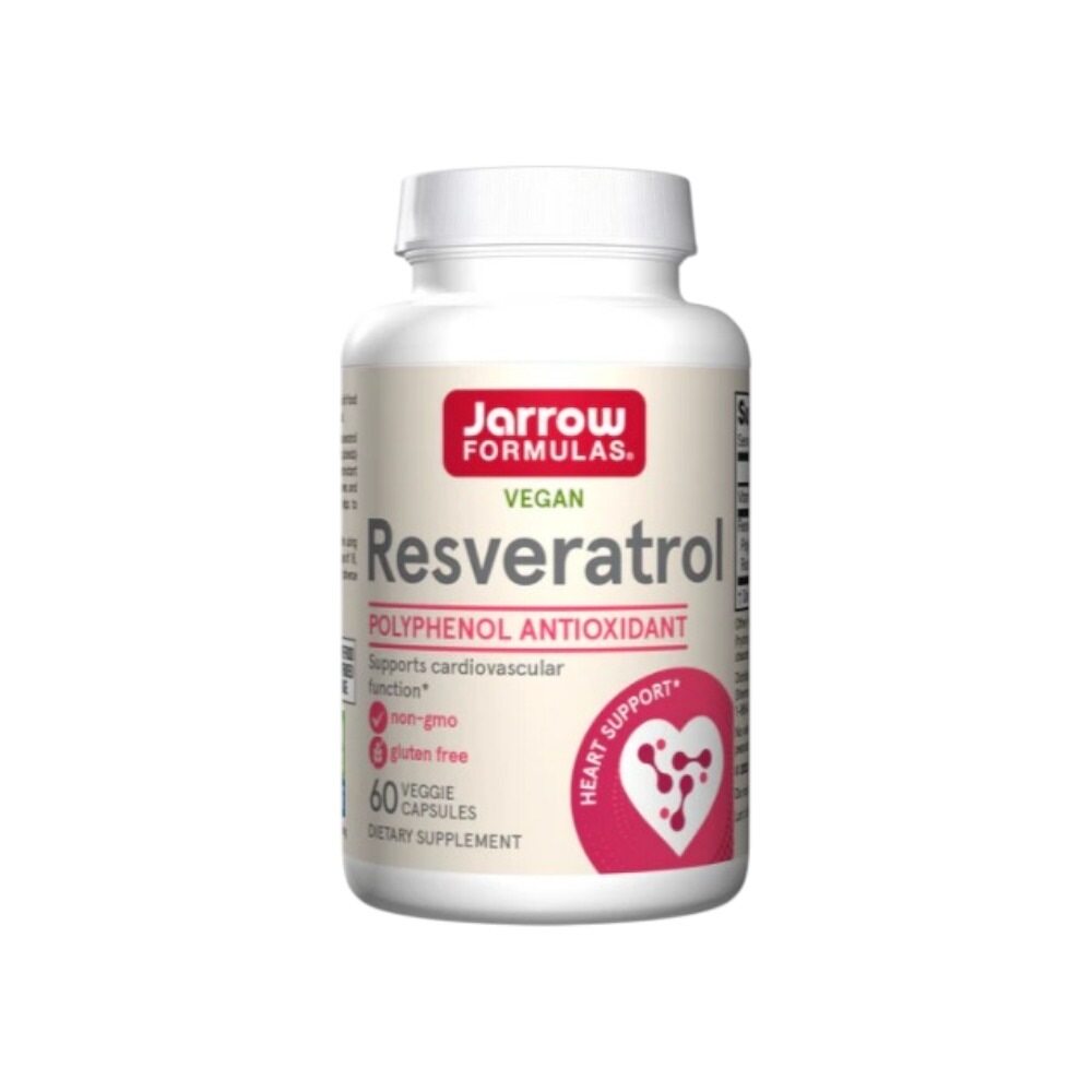 Jarrow Formulas Resveratrol, 100mg 60 vcaps
