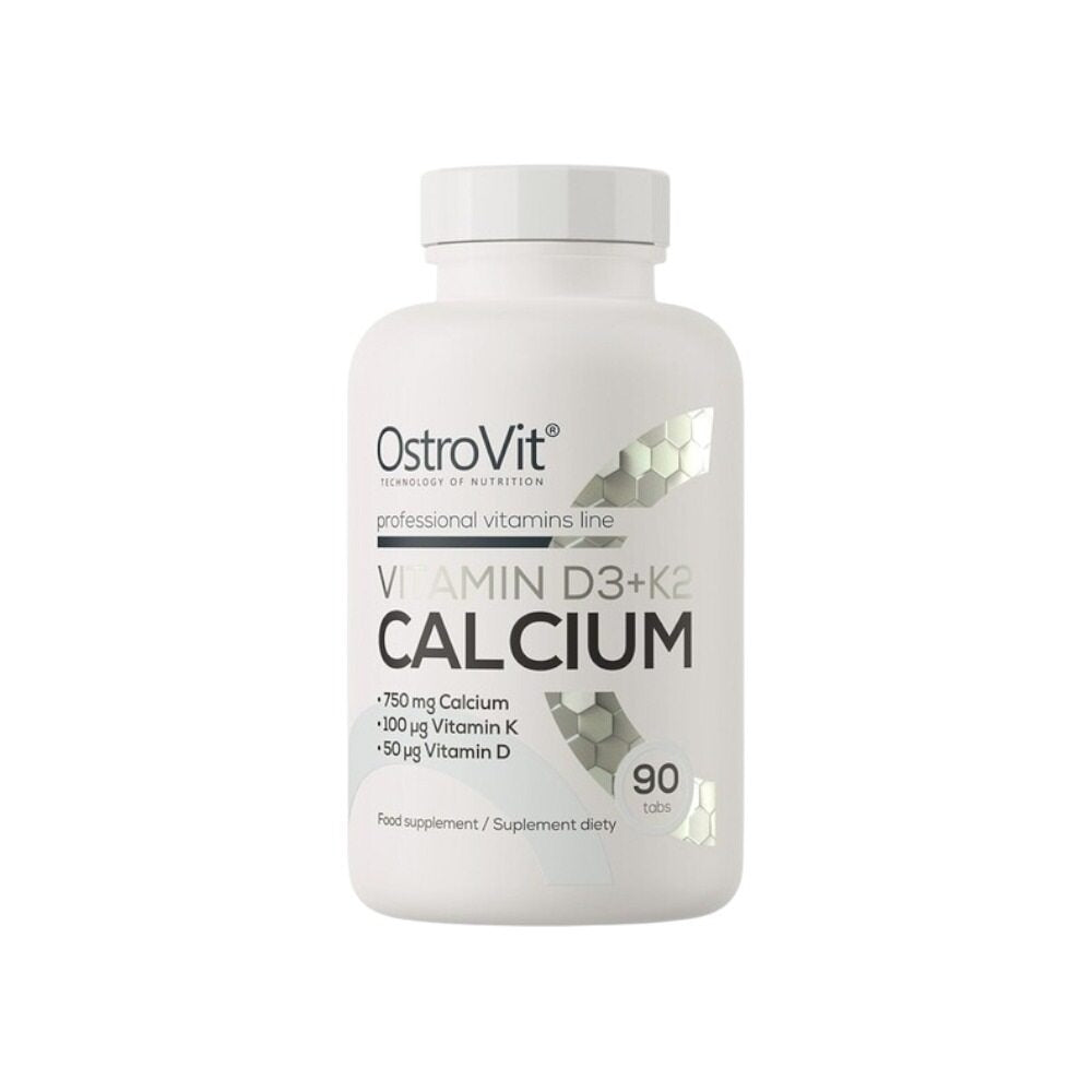 OstroVit Vitamin D3 + K2 Calcium 90 tabs