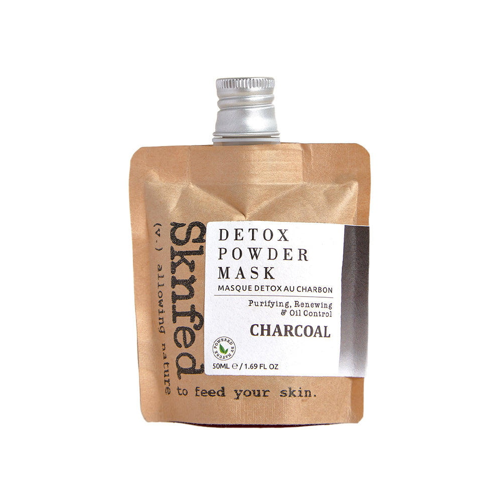 SKNFED Detox Powder Mask - Charcoal 50g