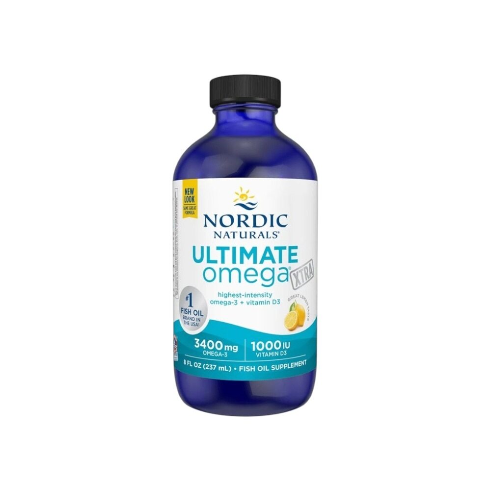 Nordic Naturals Ultimate Omega Xtra, 3400mg Lemon 237ml