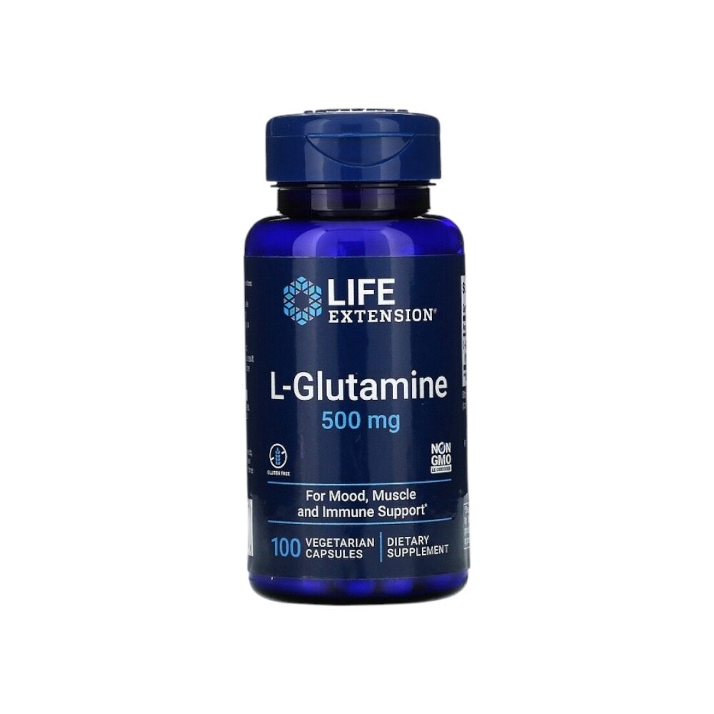 Life Extension L-Glutamine, 500mg 100 Vcaps