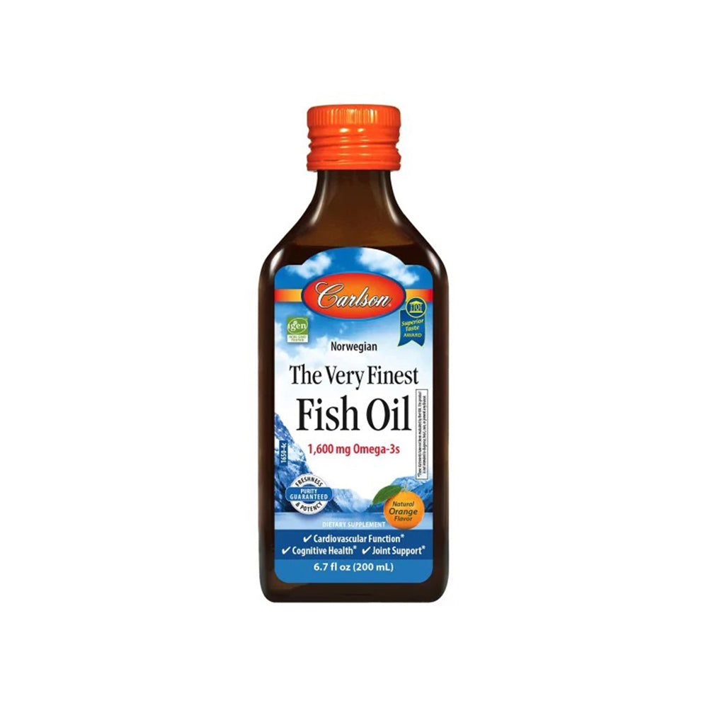 Carlson Labs Very Finest Fish Oil Orange 200ML 1600MG