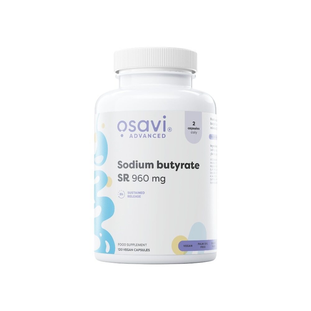 Osavi Sodium butyrate SR, 960mg 120 Vegan Caps