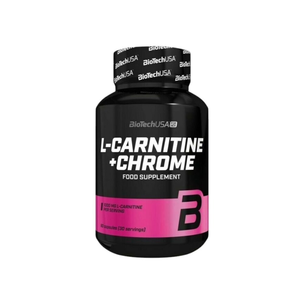 BioTechUSA L-Carnitine + Chrome 60 Caps