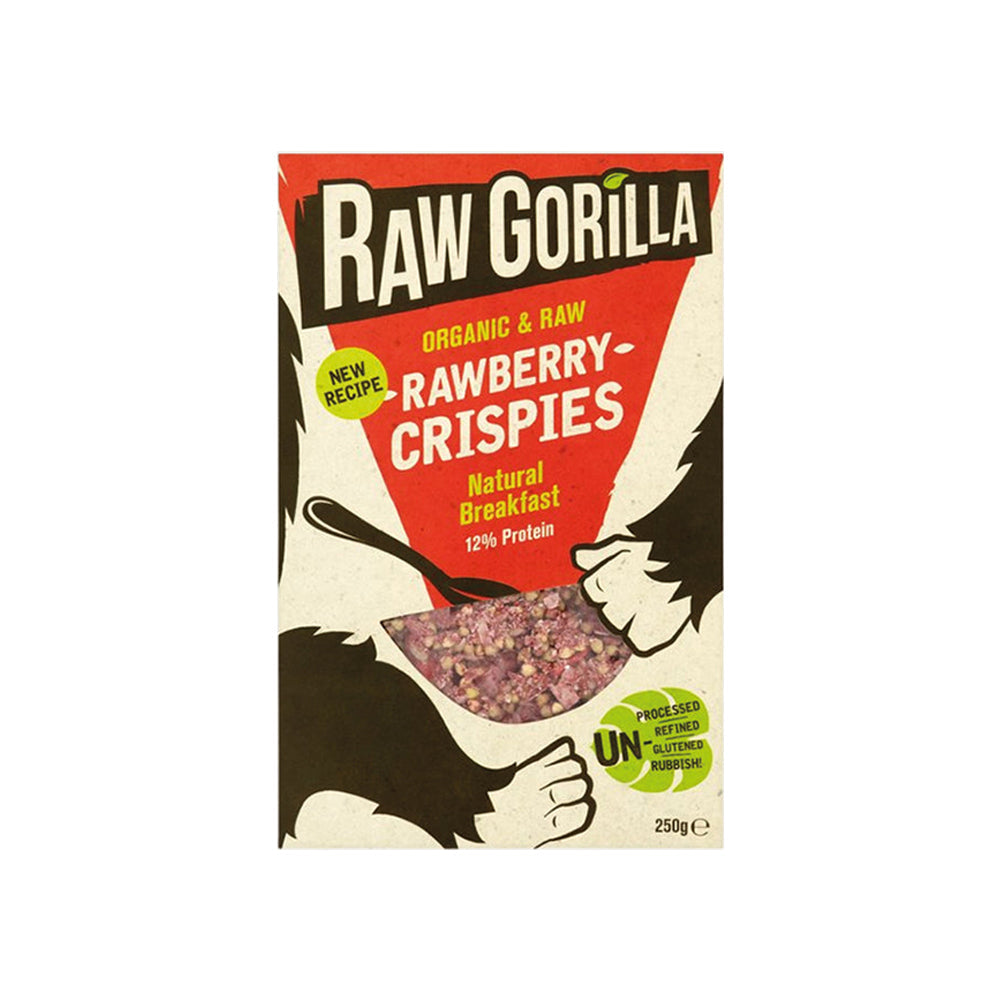 Raw Gorilla Rawberry Crispies 250g