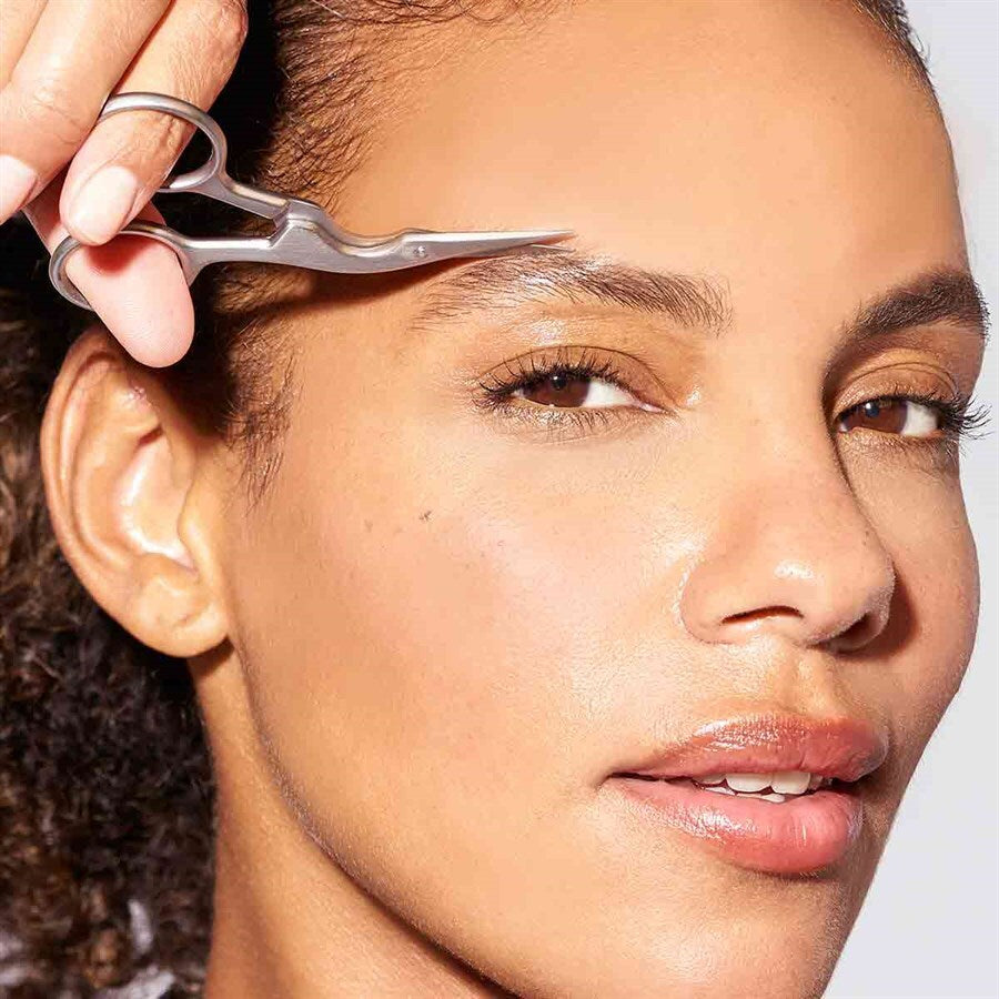 Tweezerman Stainless Steel Brow Shaping Scissors & Brush