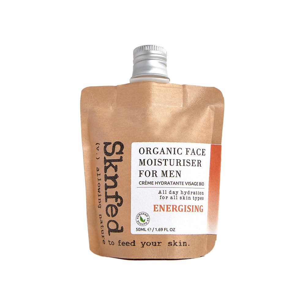 SKNFED Organic Face Moisturiser for Men 50g