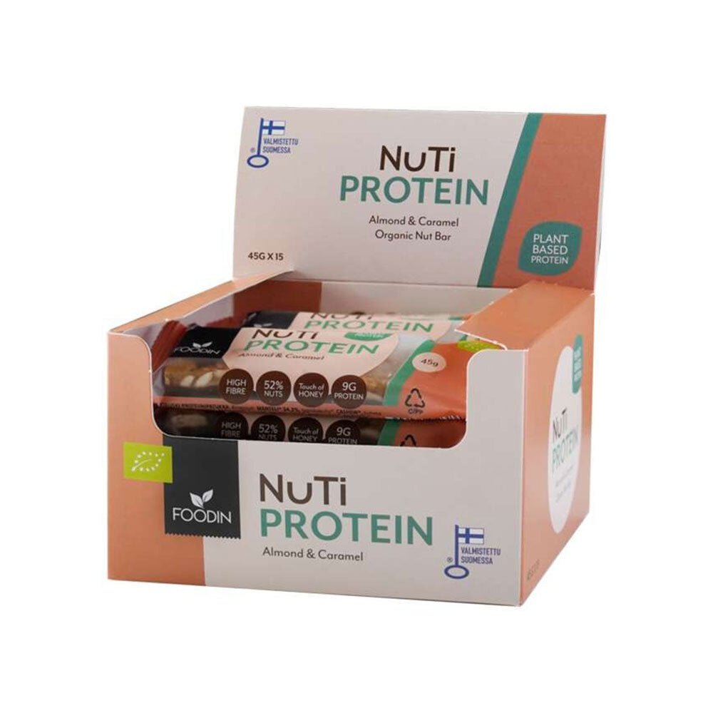 Foodin NUTI Protein Almond & Caramel 45g 12PK