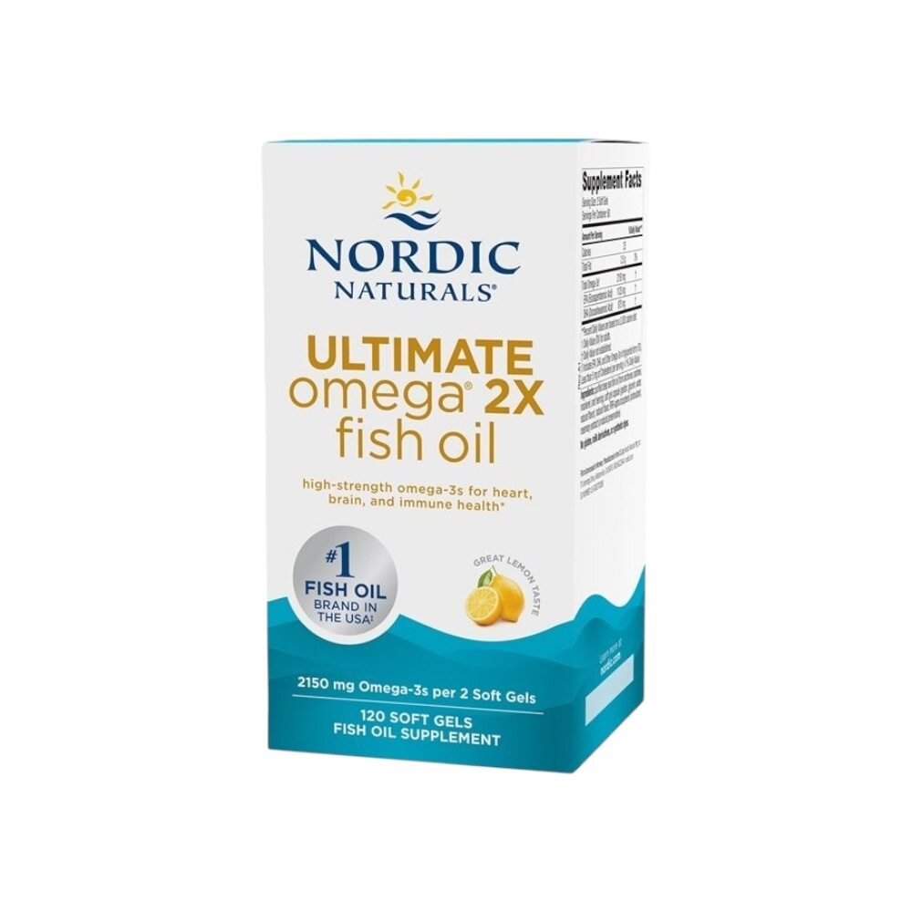 Nordic Naturals Ultimate Omega 2X, 2150mg Lemon (EAN 768990891052) 120 Softgels