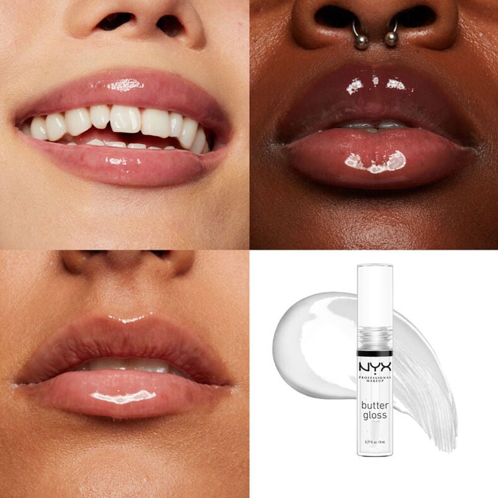 NYX Butter Gloss Lip Gloss 8ml - Clear