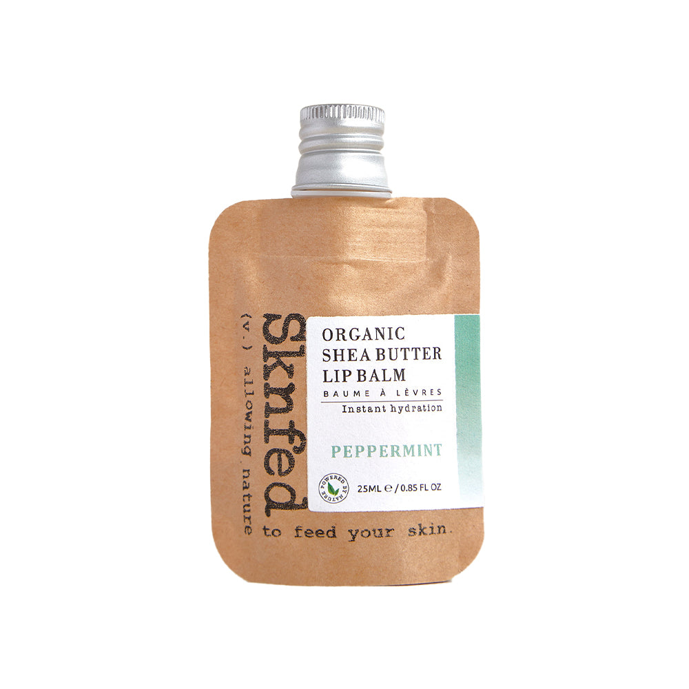 SKNFED Shea Butter Lip Balm Peppermint 25g