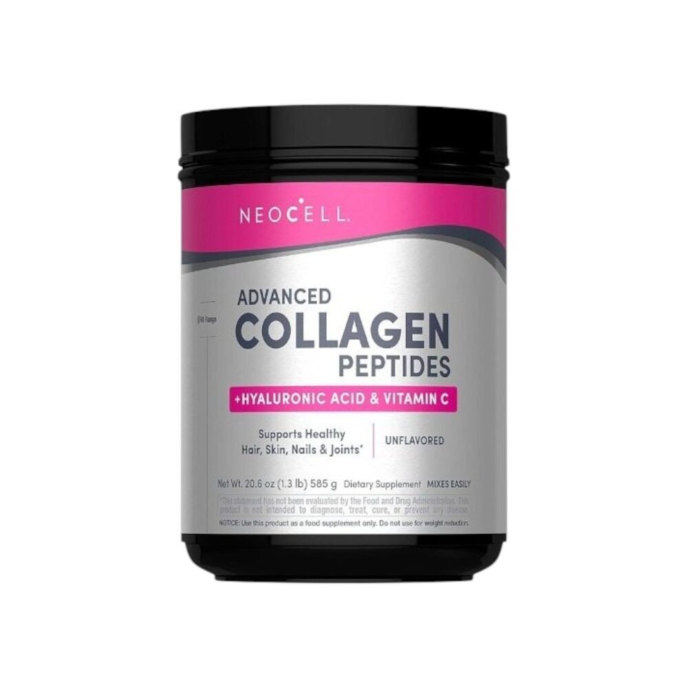 NeoCell Advanced Collagen Peptides with Vitamin C & Hyaluronic Acid 585g