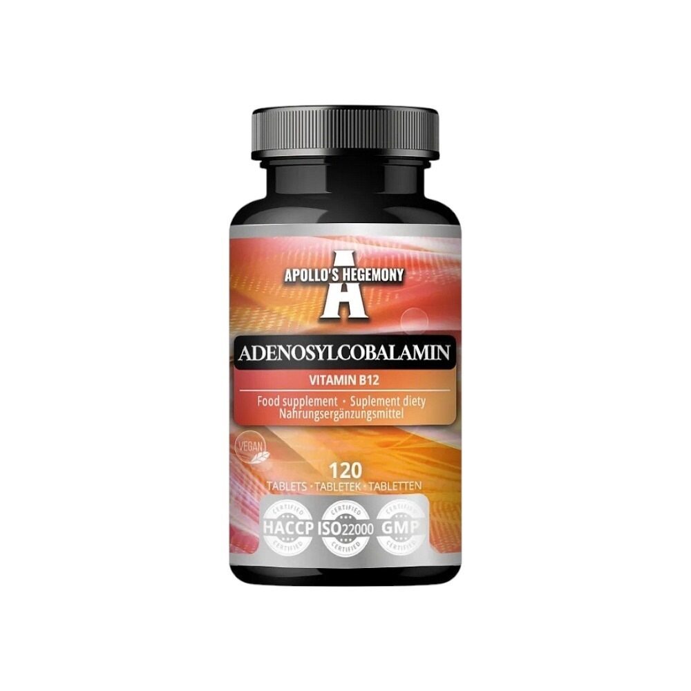 Apollo's Hegemony Adenosylcobalamin Vitamin B12 120 tablets