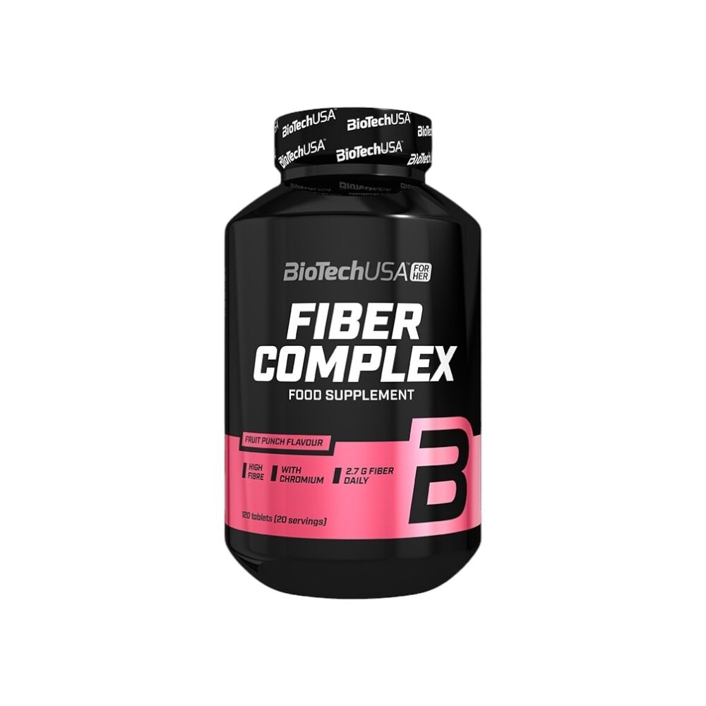 BioTechUSA Fiber Complex, Fruit Punch 120 Tablets