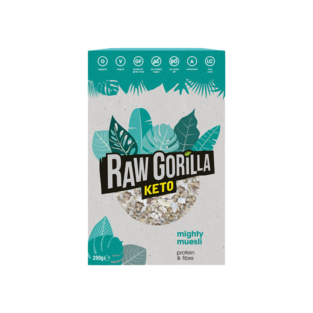 Raw Gorilla Organic Mighty Muesli Keto 250g*6 Pack