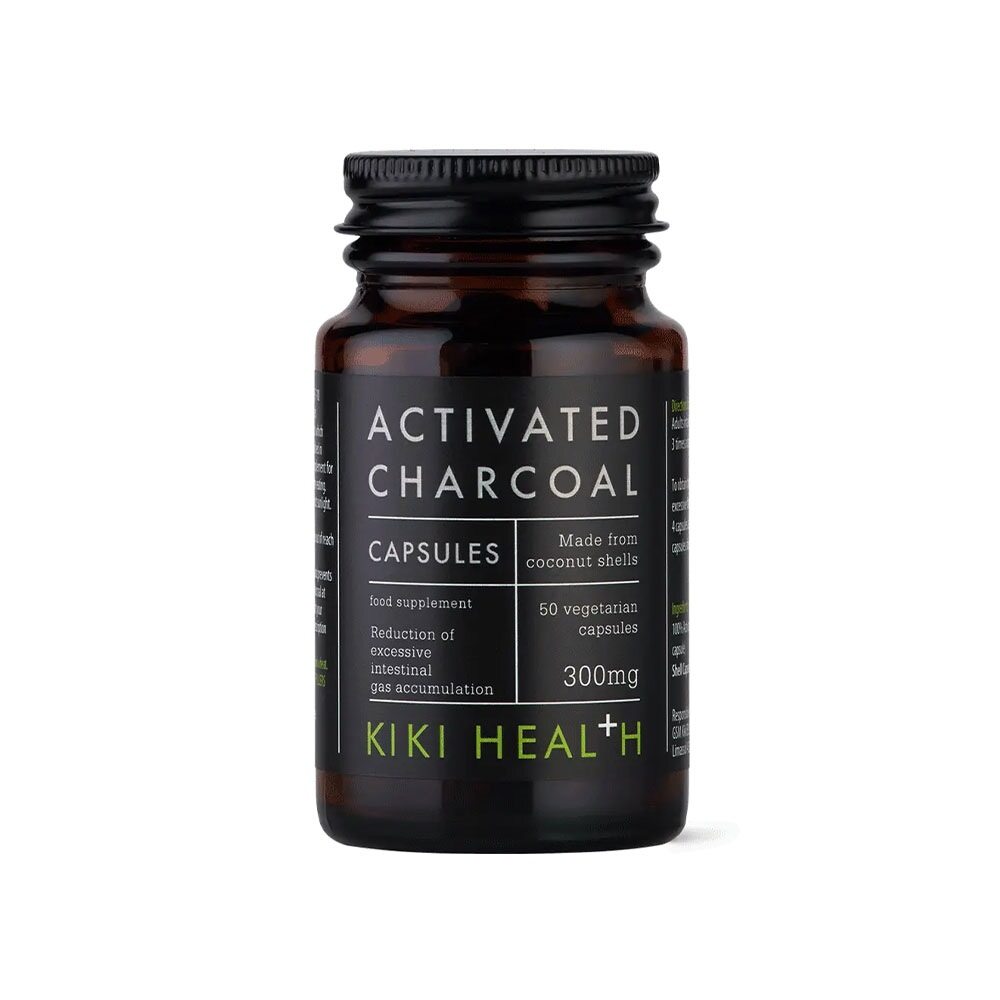 KIKI Health Activated Charcoal, 300mg 50 Vcaps