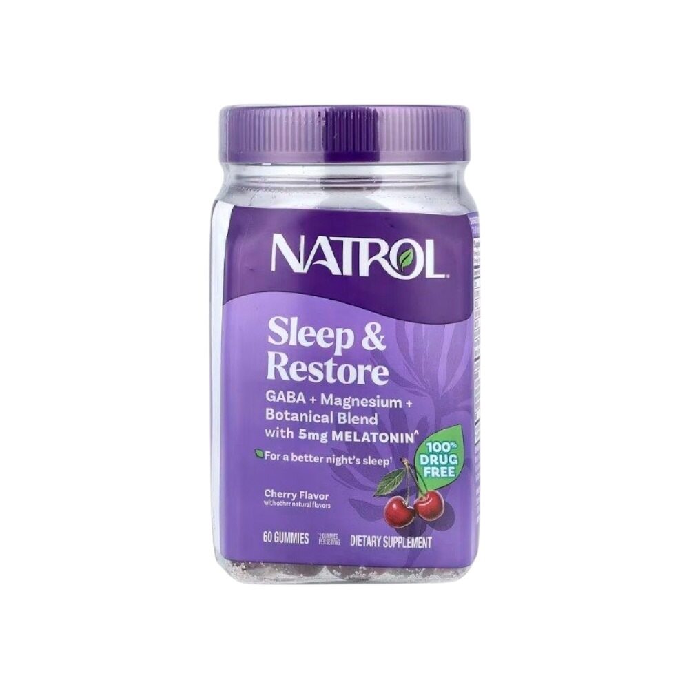 Natrol Sleep & Restore with Melatonin, Cherry 60 gummies