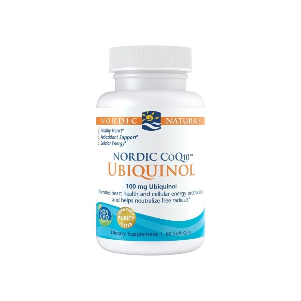 Nordic Naturals Nordic CoQ10 Ubiquinol, 100mg 60 Softgels