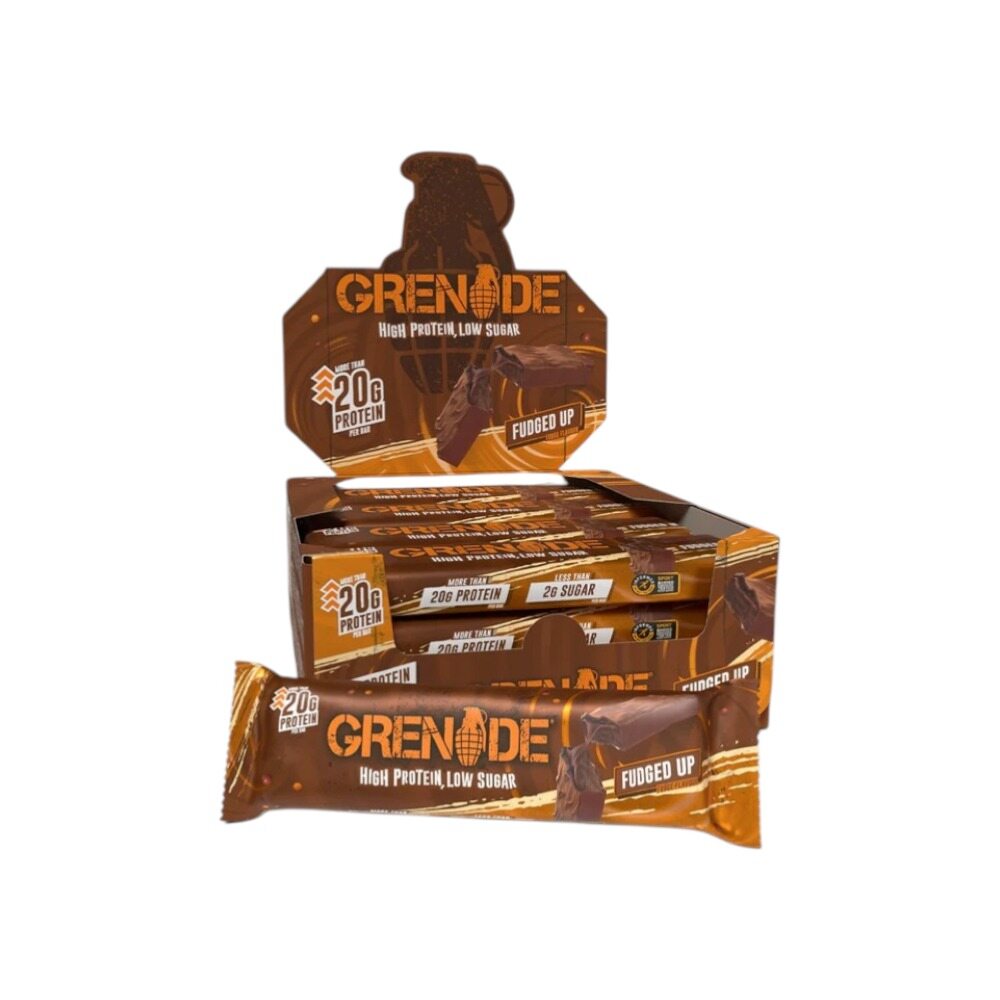 Grenade Protein Bars, Fudged Up 12 x 60g