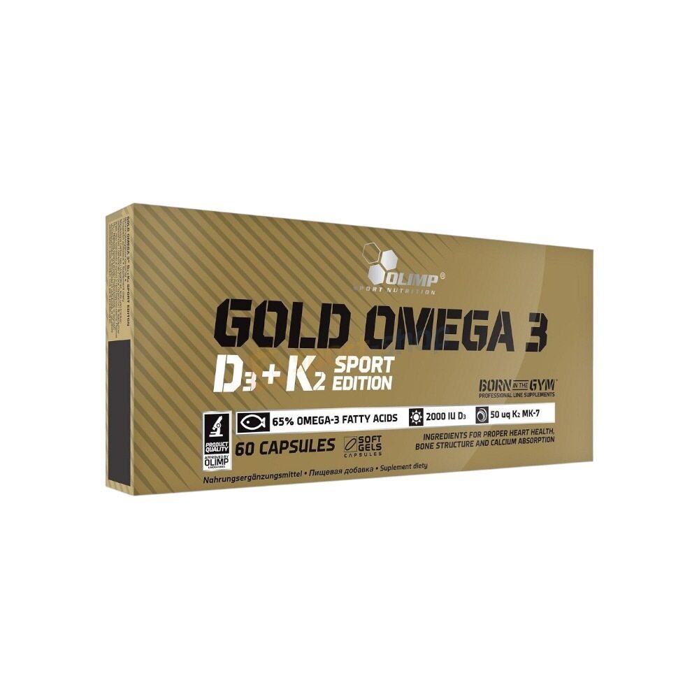 Olimp Nutrition Gold Omega 3 D3 + K2 Sport Edition 60 caps