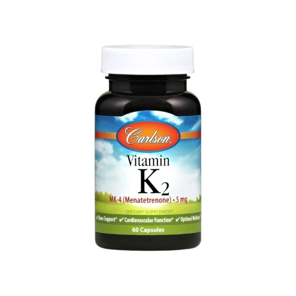 Carlson Labs Vitamin K2 MK-4, 5mg 60 Caps