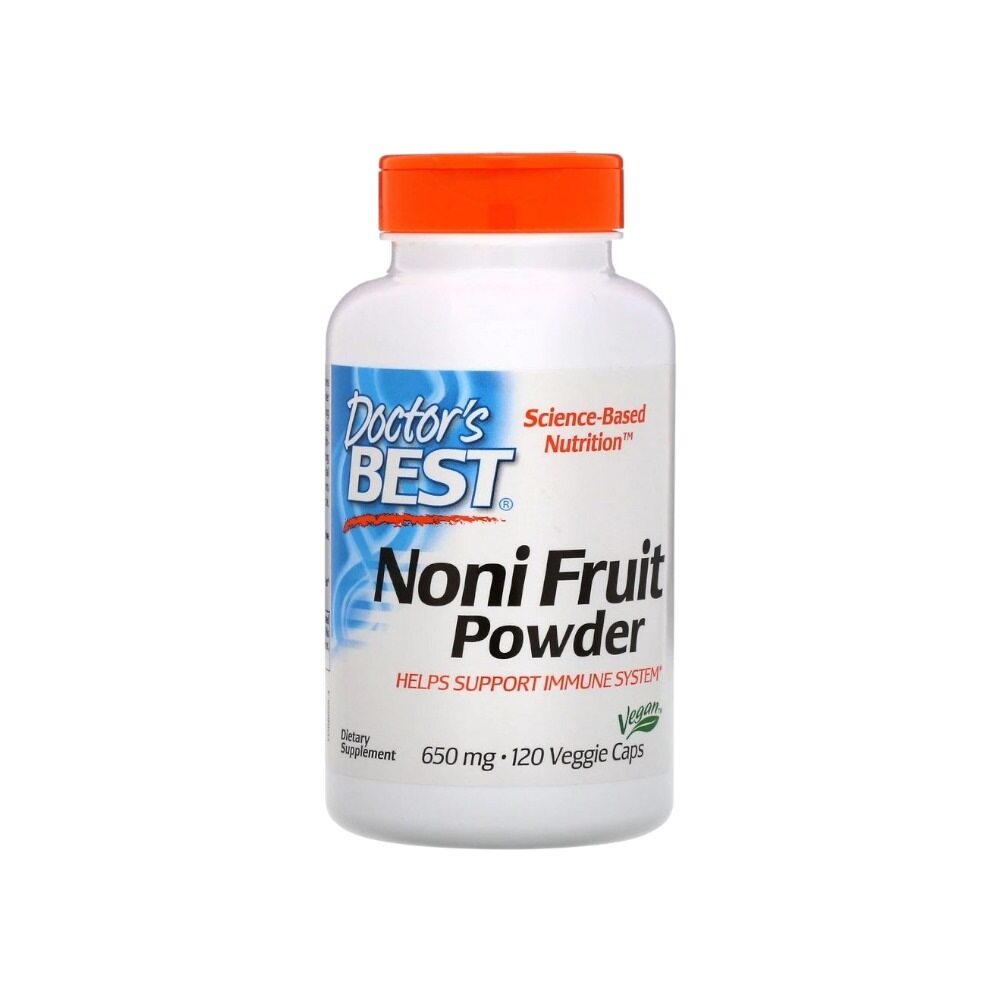 Doctor's Best Noni Fruit Powder, 650mg 120 vcaps