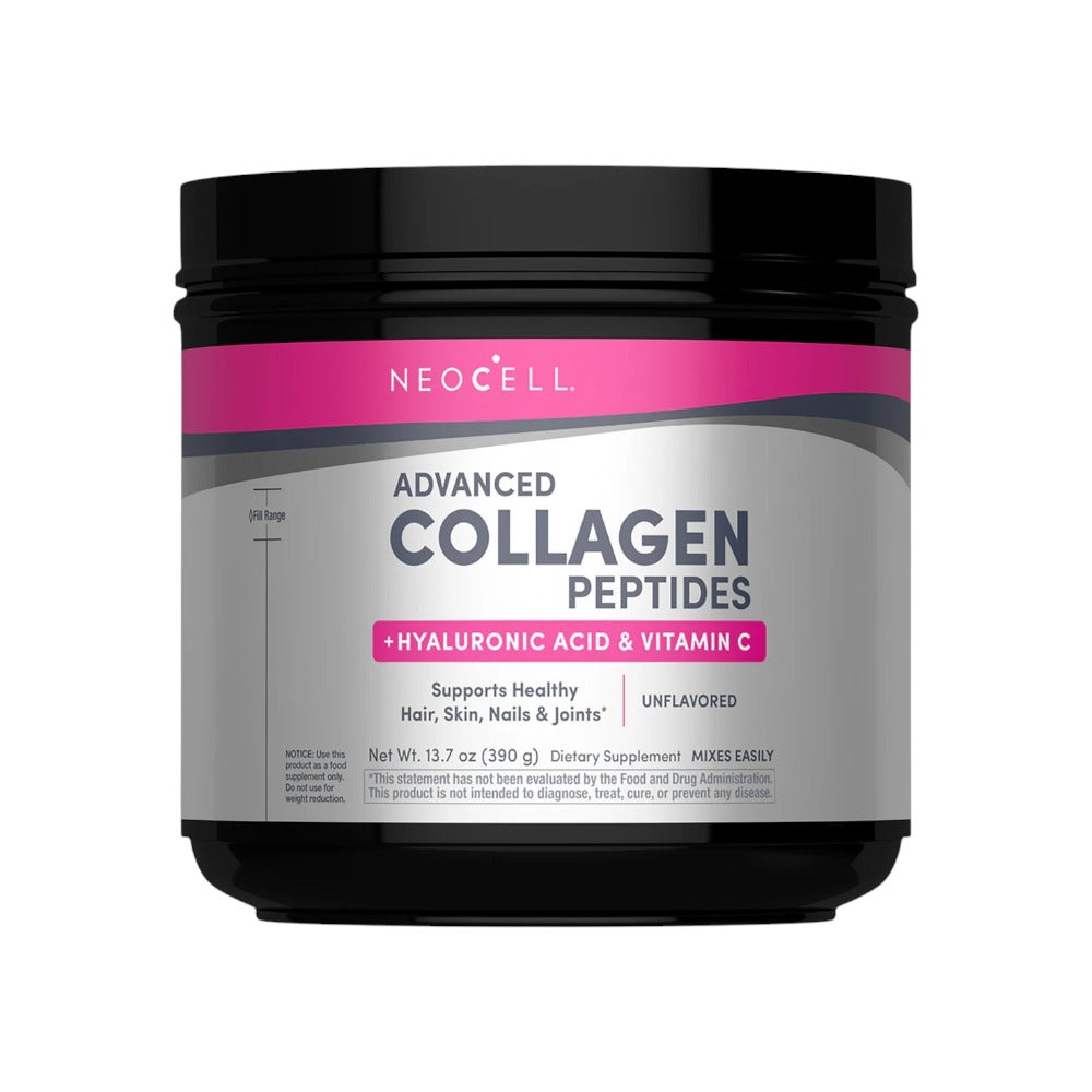 NeoCell Advanced Collagen Peptides with Vitamin C & Hyaluronic Acid 390g