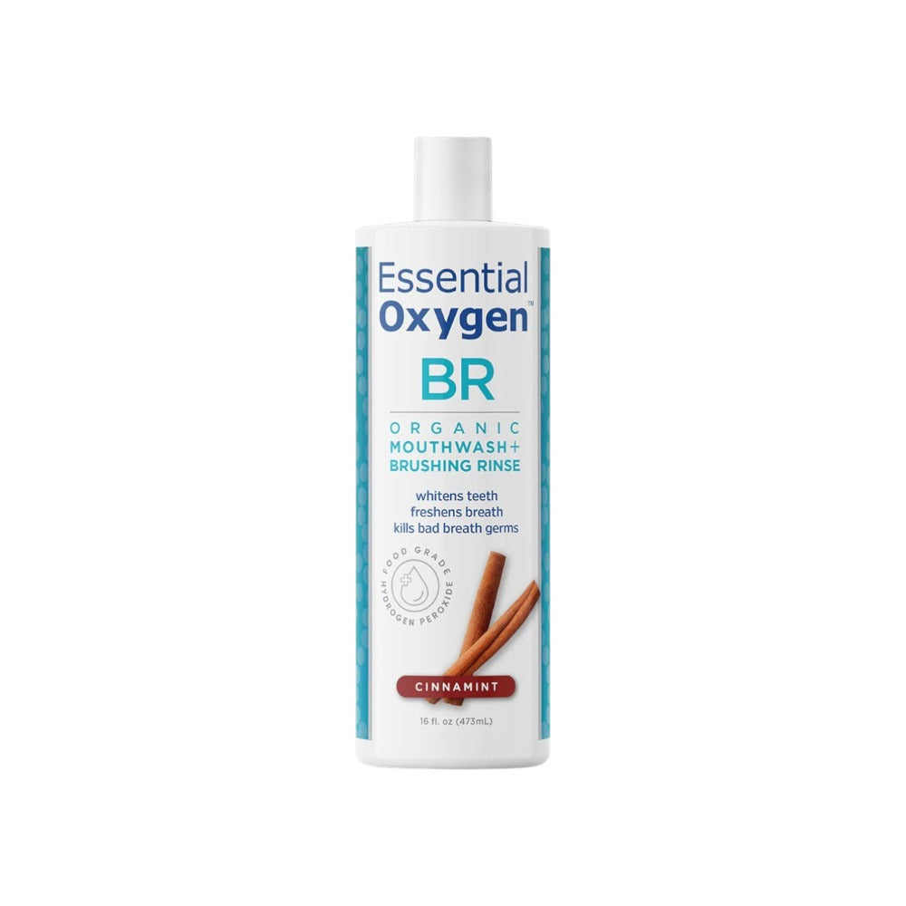 Essential Oxygen BR Mouthwash Rinse Cinnamint 473ml