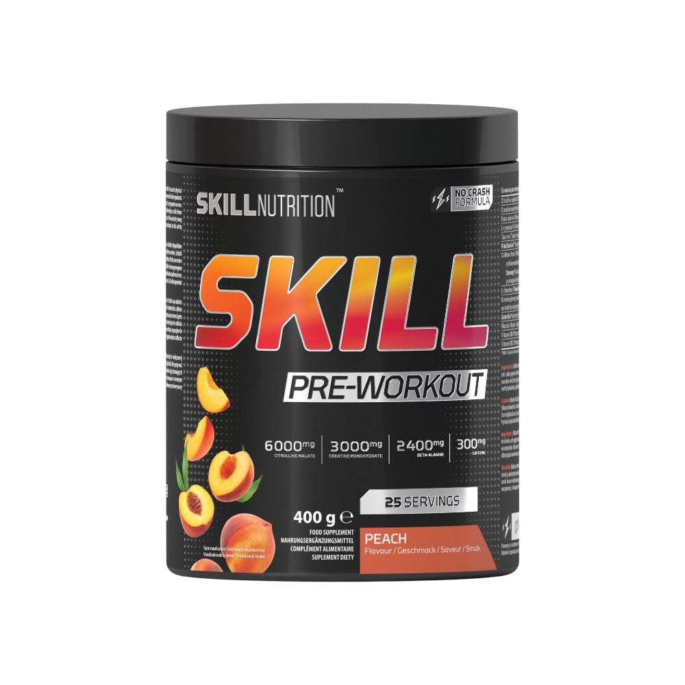 Skill Nutrition Skill Pre-Workout, Peach 400g