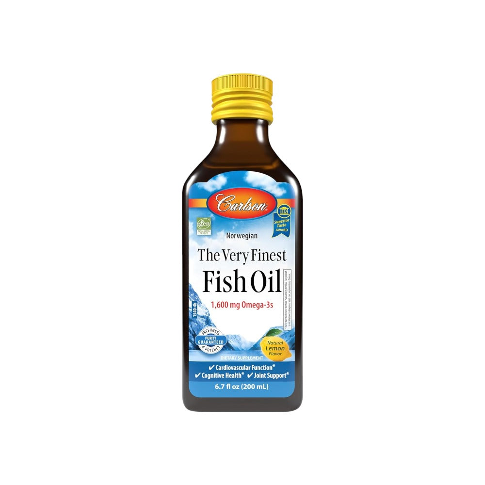 Carlson Labs The Very Finest Fish Oil, Natural Lemon 200ml