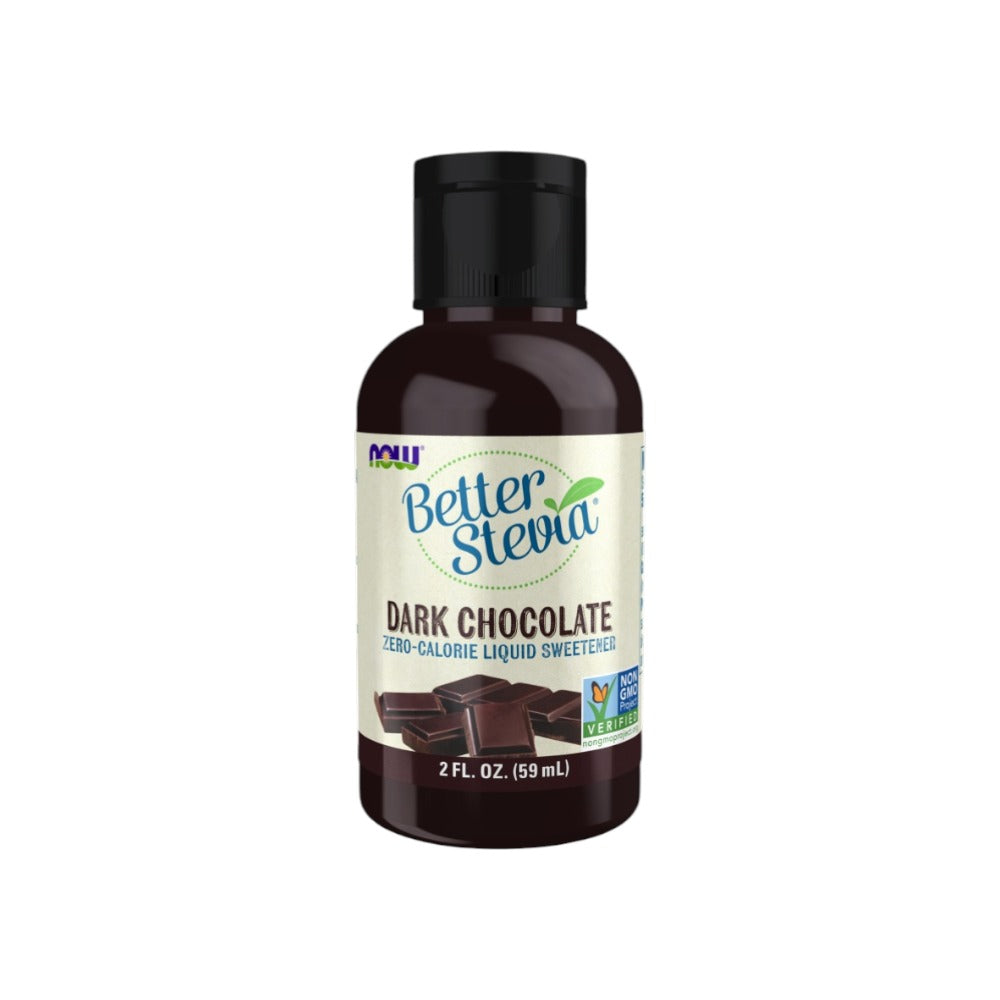 NOW Foods Better Stevia Liquid Dark Chocolate 59ml