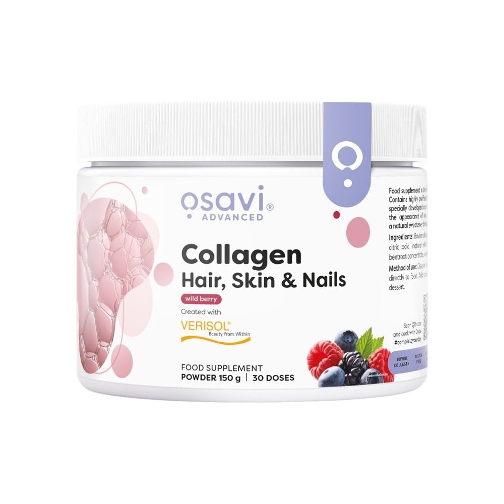 Osavi Collagen Peptides (Hair Skin & Nails), Wild Berry 150g