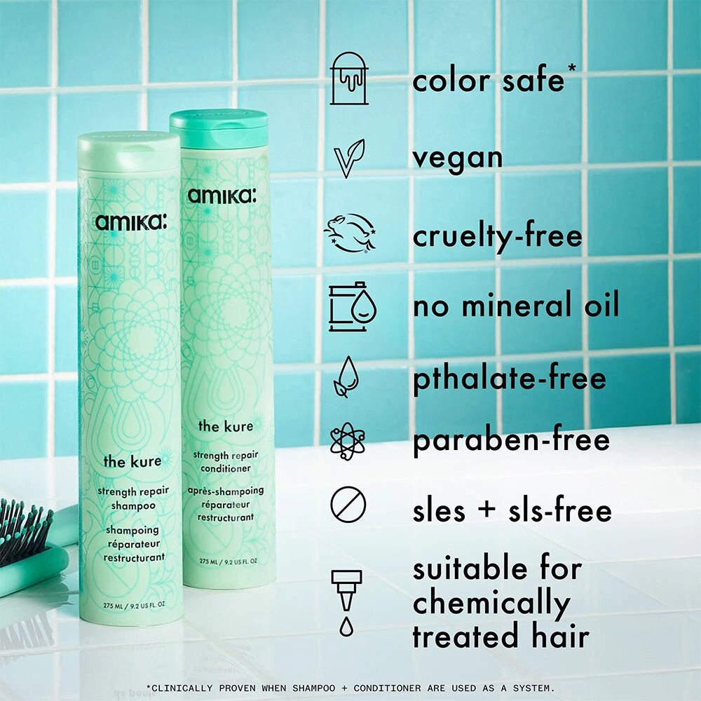 Amika The Kure Bond Repair Shampoo 275ml