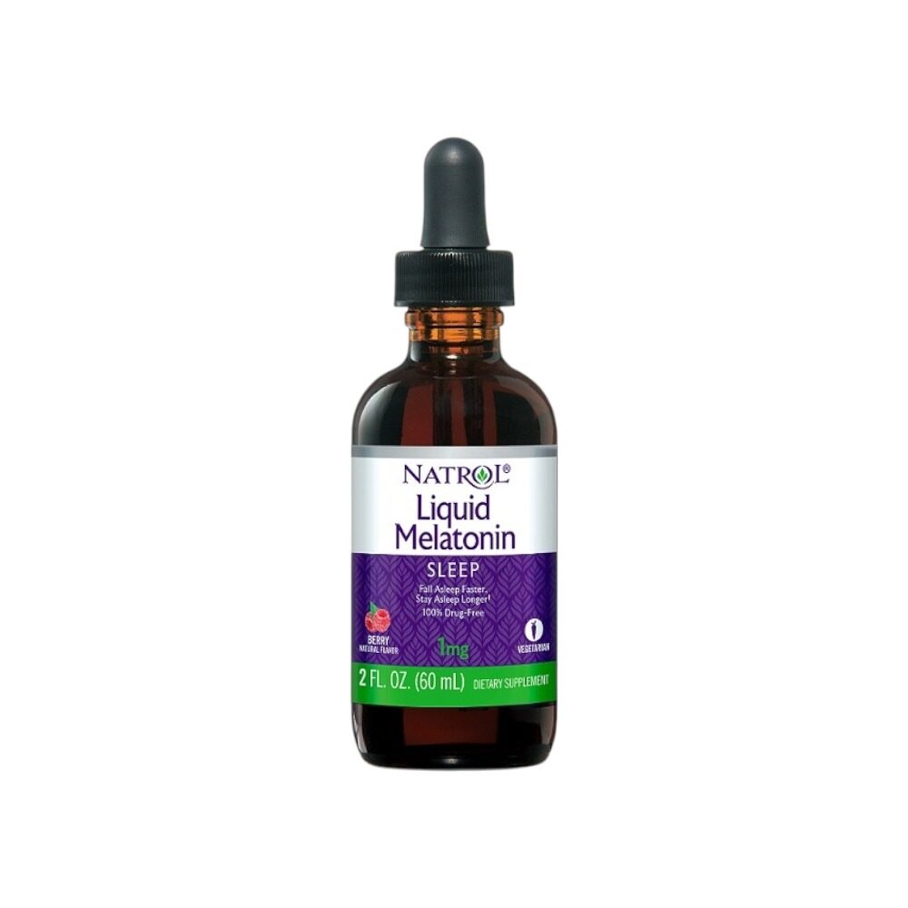Natrol Liquid Melatonin, Berry 60ml