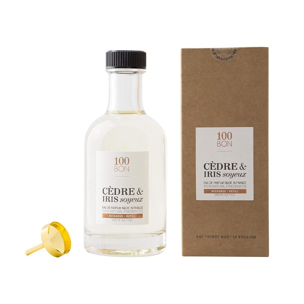 100BON Cèdre & Iris Soyeux Eau de Parfum 200ml Refill